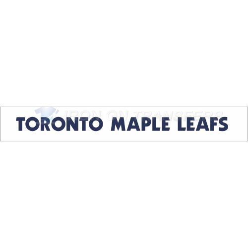 Toronto Maple Leafs Iron-on Stickers (Heat Transfers)NO.345